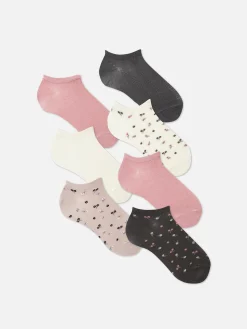 Femme Primark Chaussettes|7 Paires De Socquettes à Motifs Assortis
