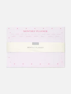 Enfant Primark Carnets|Agenda Mensuel A4 à Motifs Cœur
