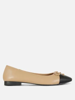 Femme Primark Ballerines|Ballerines à Bout Renforcé Contrastant