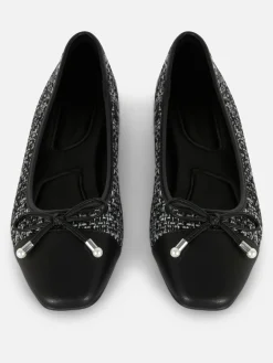 Femme Primark Ballerines|Ballerines Effet Bouclé à Bout Contrasté