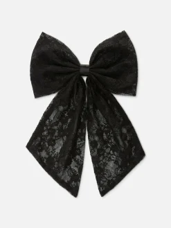 Femme Primark Accessoires Halloween|Vêtements Gothiques|Barrette à Nœud Beetlejuice X Colleen Atwood