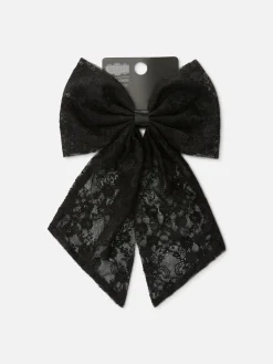 Femme Primark Accessoires Halloween|Vêtements Gothiques|Barrette à Nœud Beetlejuice X Colleen Atwood