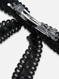 Femme Primark Tout Halloween|Accessoires Halloween|Barrette Avec Nœud En Dentelle Halloween