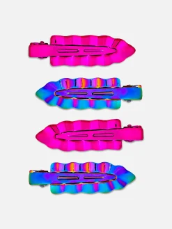 Femme Primark Accessoires Cheveux|Barrettes Métallisées Sans Pli PS...