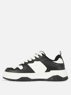 Femme Primark Baskets|Baskets à Lacets Avec Empiècements Contrastés