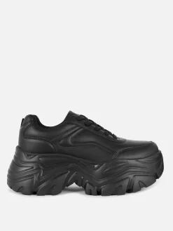 Femme Primark Baskets|Baskets à Semelle Compensée Extreme