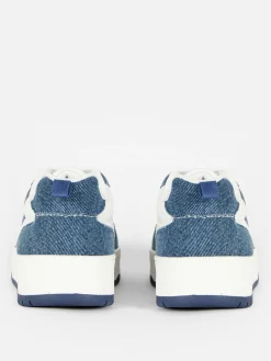 Femme Primark Baskets|Denim|Baskets Basses En Denim Disney Lilo & Stitch