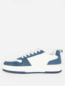 Femme Primark Baskets|Denim|Baskets Basses En Denim Disney Lilo & Stitch