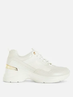 Femme Primark Baskets|Baskets Compensées Avec Finitions Métallisées