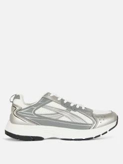 Femme Primark Baskets|Baskets De Sport à Empiècements En Maille