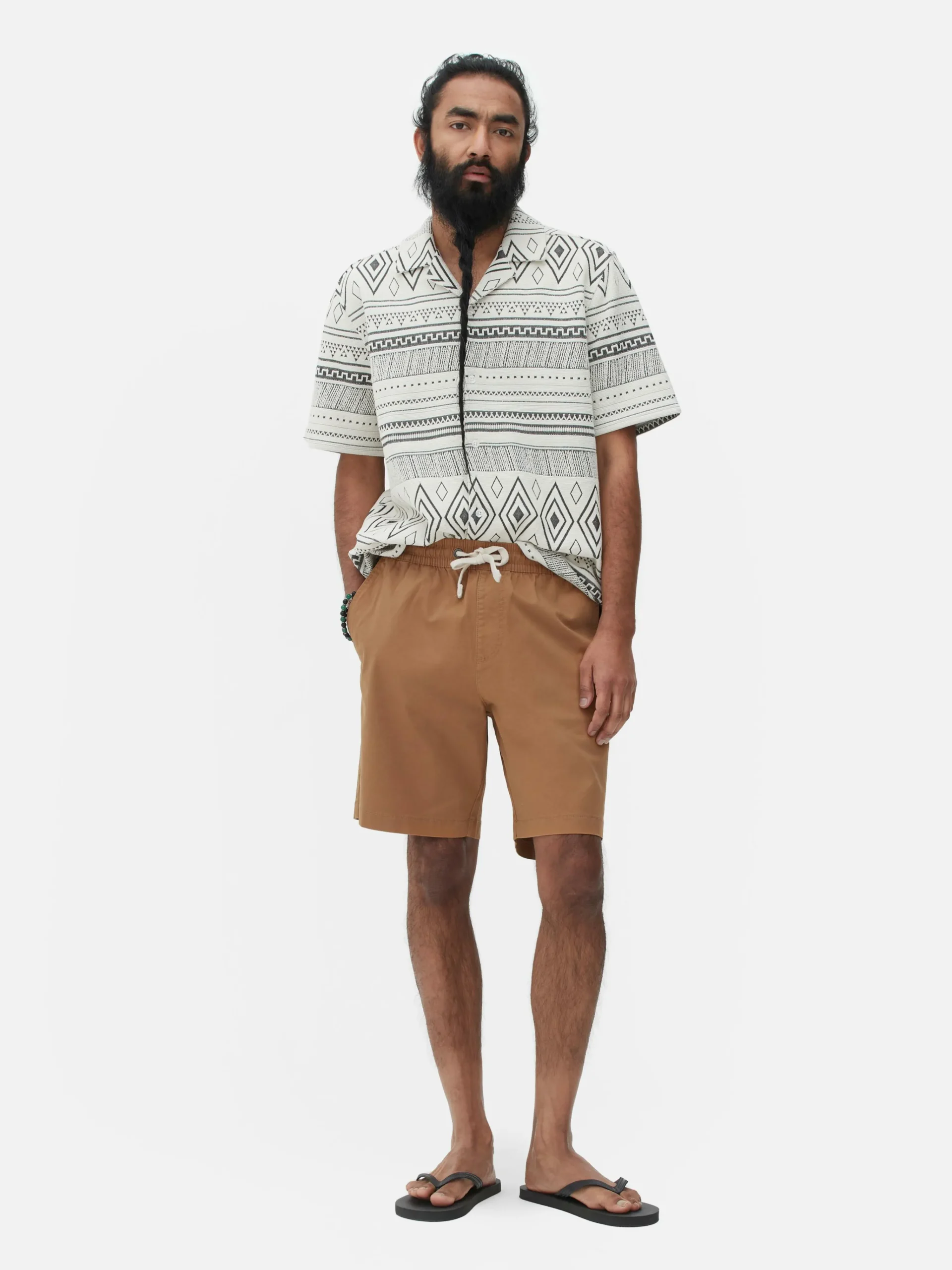Homme Primark Shorts|Bermuda Avec Cordon De Serrage