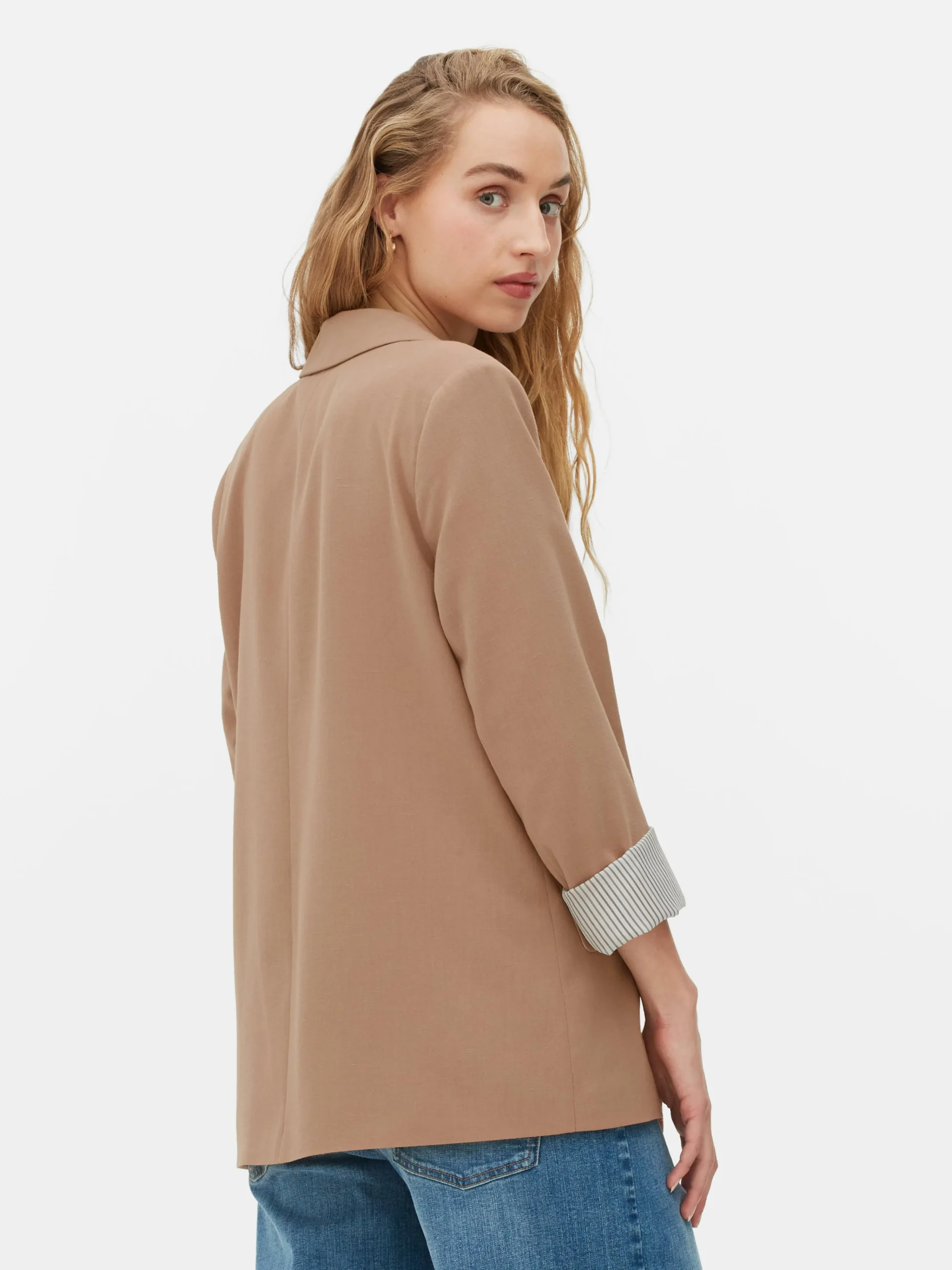 Femme Primark Blazers|Blazer Ajusté à Effet Bord à Bord