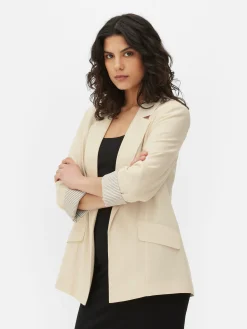 Femme Primark Blazers|Blazer Ajusté à Effet Bord à Bord