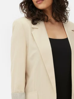 Femme Primark Blazers|Blazer Ajusté à Effet Bord à Bord