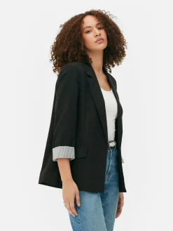 Femme Primark Blazers|Blazer Ajusté à Effet Bord à Bord