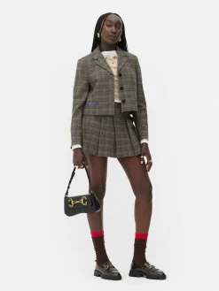 Femme Primark Blazers|Blazer Court à Carreaux Rita Ora