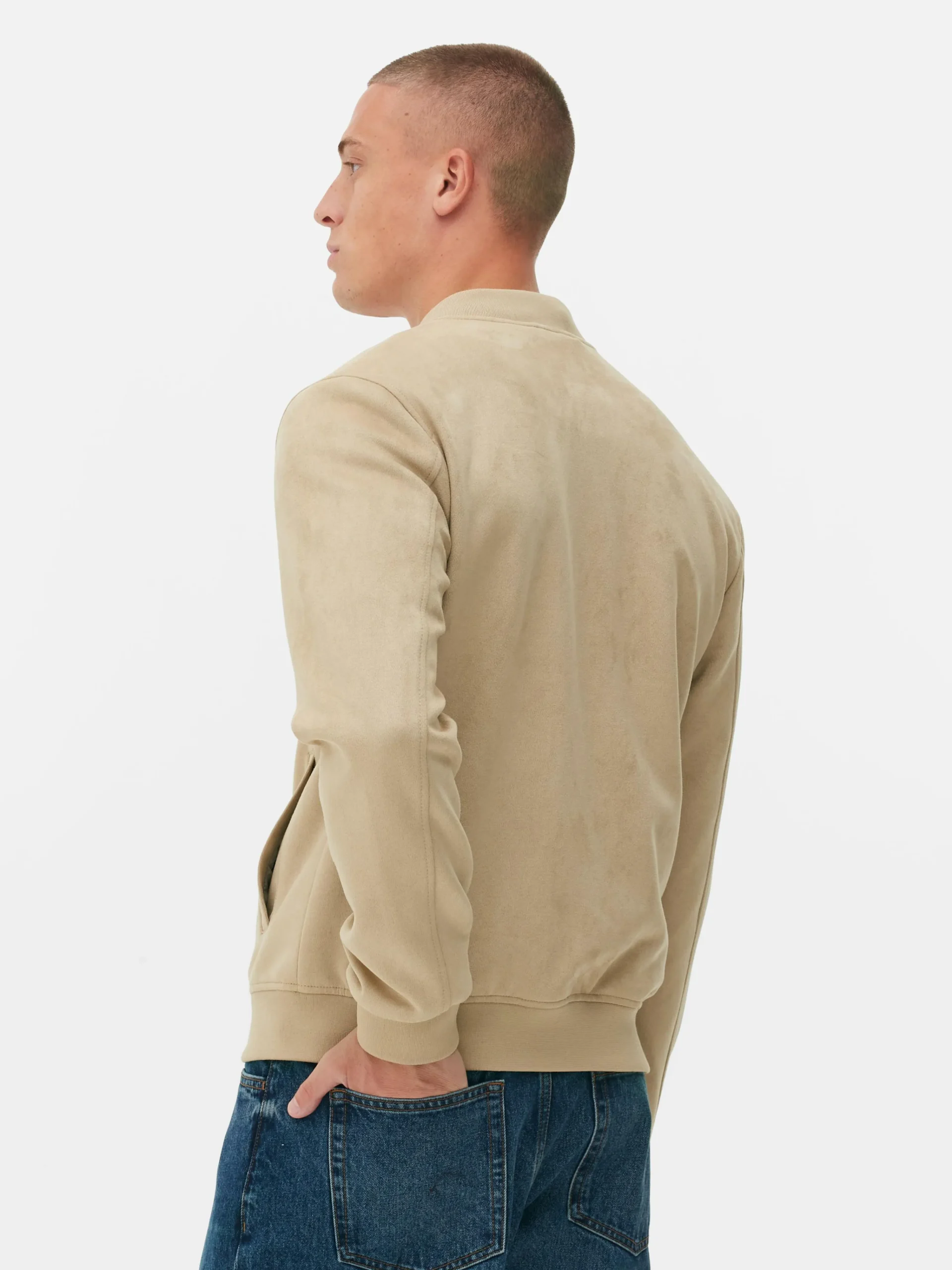 Homme Primark Manteaux Et Vestes|Blouson Bomber En Suédine