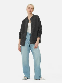 Femme Primark Manteaux Et Vestes|Blouson Bomber Tricoté Oversize