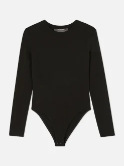 Femme Primark Hauts Et T-Shirts|Body Côtelé à Manches Longues