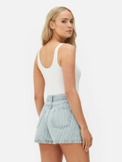 Femme Primark Hauts Et T-Shirts|Body Côtelé Sans Coutures à Décolleté