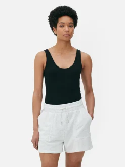 Femme Primark Hauts Et T-Shirts|Body Côtelé Sans Coutures à Décolleté