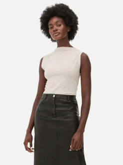 Femme Primark Hauts Et T-Shirts|Body Sans Manches à Col Montant