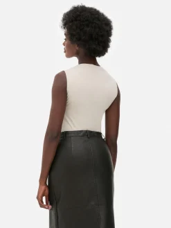 Femme Primark Hauts Et T-Shirts|Body Sans Manches à Col Montant