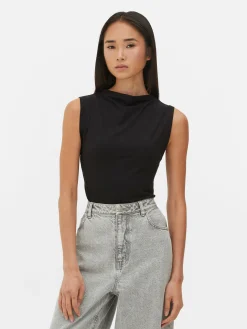 Femme Primark Hauts Et T-Shirts|Body Sans Manches à Col Montant