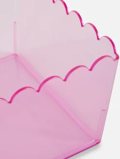 Primark Boîtes Et Paniers|Boîte De Rangement Translucide à Bord Festonné