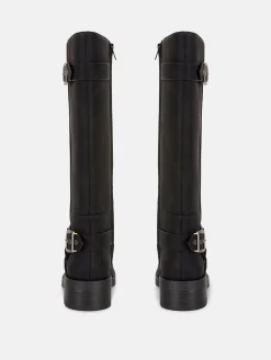 Femme Primark Bottes|Bottes De Motard à Bout Carré