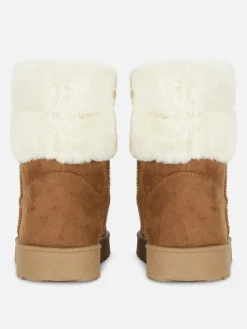 Femme Primark Bottes|Bottes Doublées En Fausse Fourrure