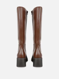 Femme Primark Bottes|Bottes Hauteur Genou à Talon