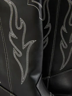 Femme Primark Bottes|Bottes Santiags En Simili Cuir