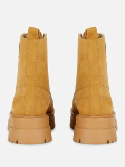 Femme Primark Bottes|Bottines à Lacets Et Semelle En Gomme