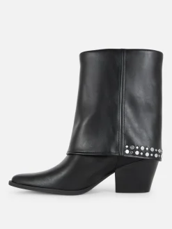 Femme Primark Bottes|Bottines à Rabat Cloutées Rita Ora