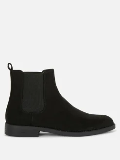 Femme Primark Bottes|Bottines Chelsea En Suédine