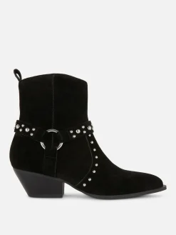 Femme Primark Bottes|Bottines Cloutées En Suédine Rita Ora