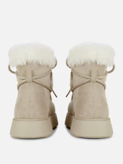 Femme Primark Bottes|Bottines De Tablier En Fausse Fourrure Rita Ora