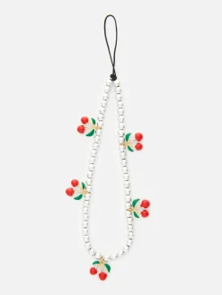 Primark Coques De Téléphone|Breloque De Téléphone Cerise à Perles