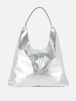 Femme Primark Sacs Et Porte-Monnaie|Cabas En Simili Cuir Métallisé