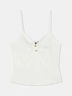 Femme Primark Hauts Et T-Shirts|Caraco à Encolure Boutonnée