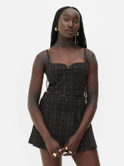 Femme Primark Hauts Et T-Shirts|Caraco Court à Carreaux Rita Ora à Coordonner