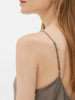 Femme Primark Hauts De Pyjama|Caraco De Pyjama Court En Satin à Col En V