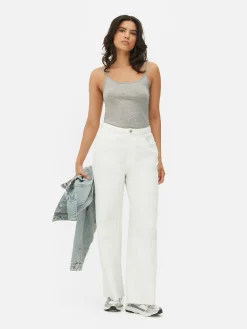 Femme Primark Hauts Et T-Shirts|Caraco Stretch Décolleté