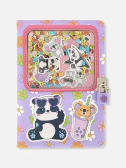 Enfant Primark Carnets|Carnet à Paillettes Et Motif Animaux