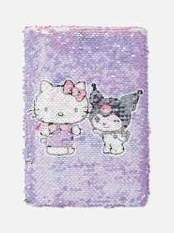 Enfant Primark Carnets|Carnet A5 à Sequins Réversibles Hello Kitty Et Kuromi