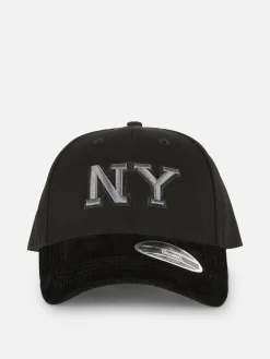 Homme Primark Chapeaux, Gants Et Écharpes|Casquette De Baseball Brodée New York