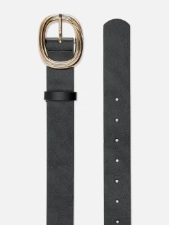 Femme Primark Ceintures|Ceinture à Boucle Ronde Texturée