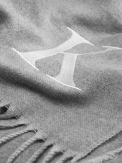 Femme Primark Chapeaux, Gants Et Écharpes|Écharpe Avec Initiale Brodée Et Pampilles