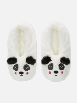 Enfant Primark Chaussettes Et Collants|Chaussons Duveteux à Motif Panda